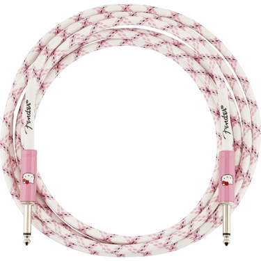 Cable Fender Hello Kitty Para Instrumentos Blanco 3 Metros 0990818123